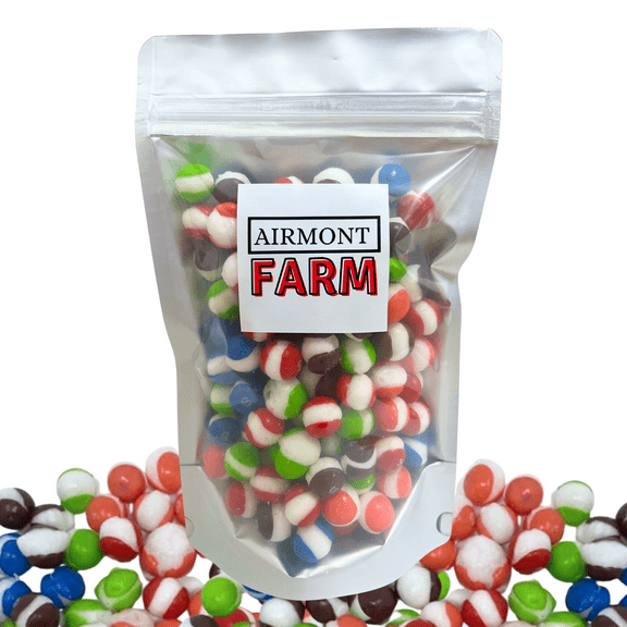 Freeze-Dried Candy Wild Berry Rainbow Candy 5oz - Ships In Box - Deliciously Crunchy, Intense Flavor, Lightweight Snack - Resealable Bag