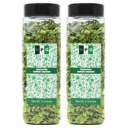 NPG Freeze Dried Chopped Green Onions 2 Oz (Pack of 2), All Natural Non-GMO Gluten Free, Dry Green Onions, Dried Scallions, Gourmet Spring Green Onions for Cooking, Salads, Garnish