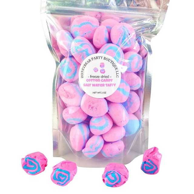 Freeze Dried Cotton Candy Taffy 2 oz bag