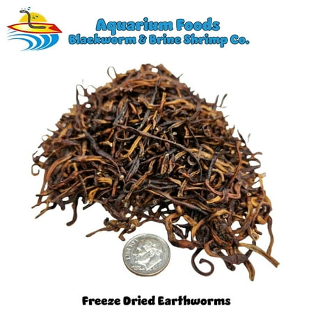 Freeze Dried Earthworms - Discus, Cichlids, Tropical Fish & Carnivorous Plants...1-lb
