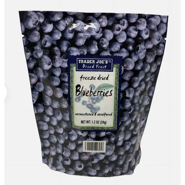 Freeze Dried Fruit Blueberries Slices Snack Crunchy Blueberry Snack
