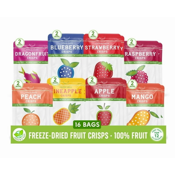 Freeze-Dried Fruit Crisps Superfruit Variety Pack