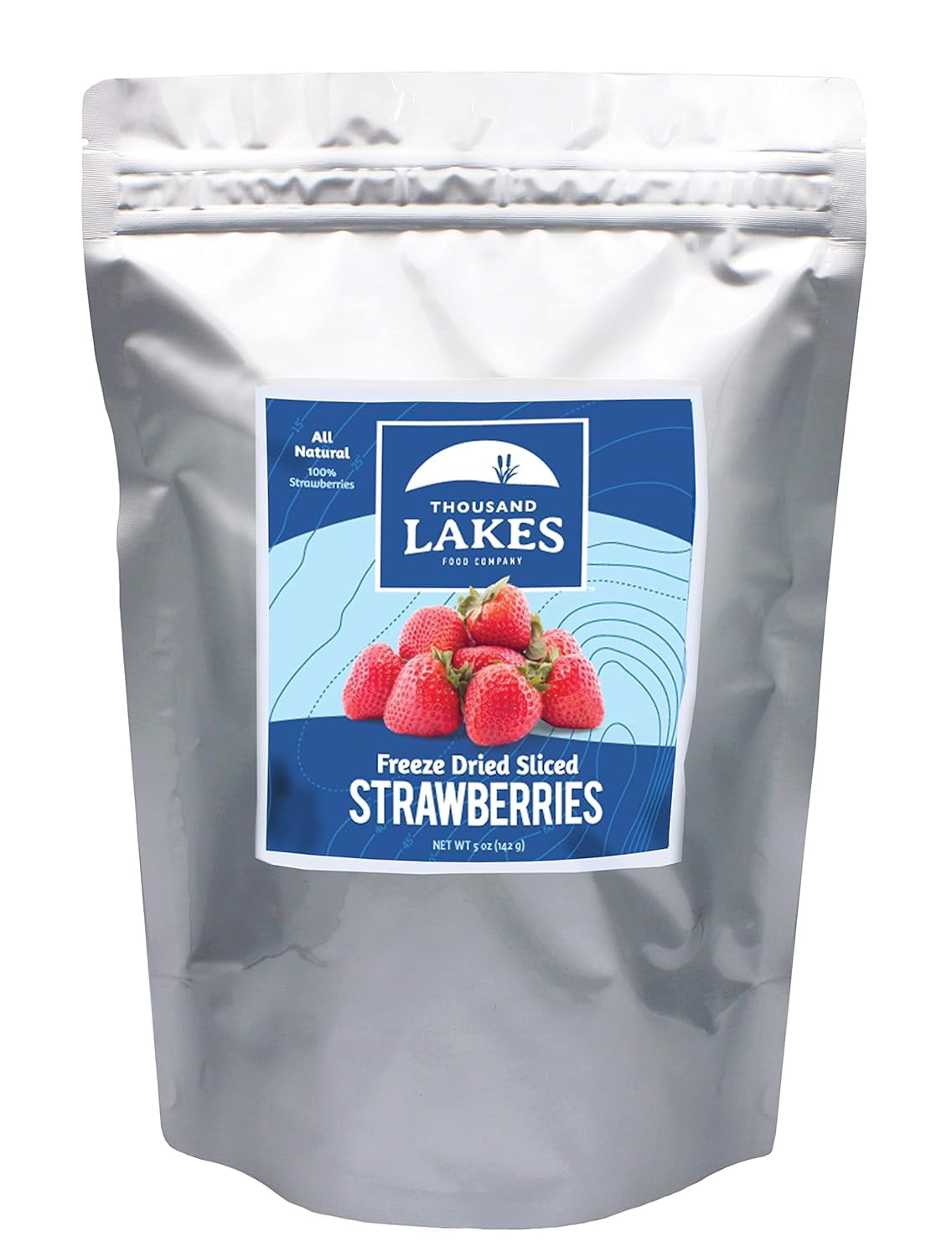 Freeze Dried Fruit - Strawberries - Bulk 5 ounces | No Sugar Added | 100% Sliced Strawberries