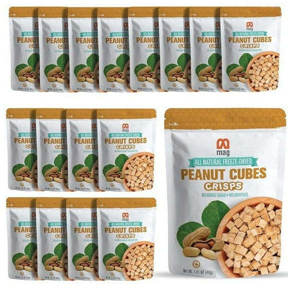 Freeze Dried Fruit Natural Peanut Chips Fresh and Dehydrated Nuts Cubes Healty Freeze Dried Food