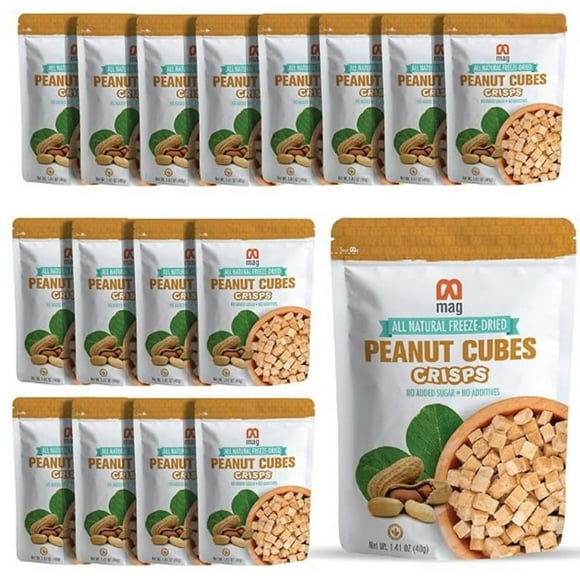 Freeze Dried Fruit No Sugar Added Natural Peanut Chips Fresh And Dehydrated Unsalted Nuts Cubes Frozen Dry Healty Freeze Dried Food Travel Snacks Gluten Free
