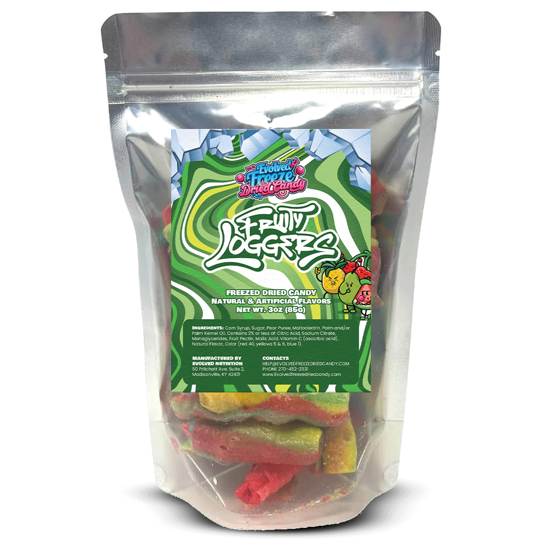 Freeze Dried Fruity Loggers (Fruit RollUps)