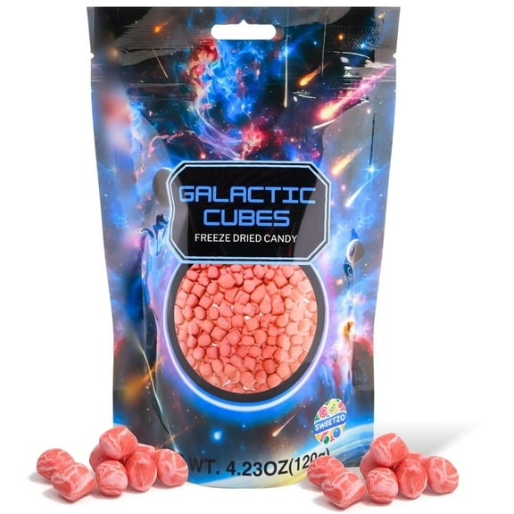 Freeze Dried Galactic Cubes, Dehydrated Candy, 4.23 Ounce Bag