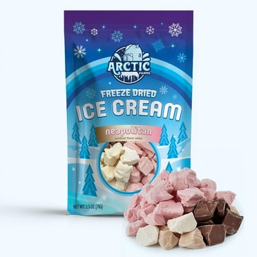 Freeze Dried Ice Cream That Does Not Melt (Bits) (Neapolitan) (2.5oz)