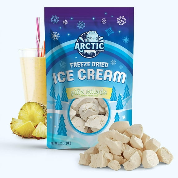 Freeze Dried Ice Cream That Does Not Melt (Bits) (Pina Colada) (2.5oz)