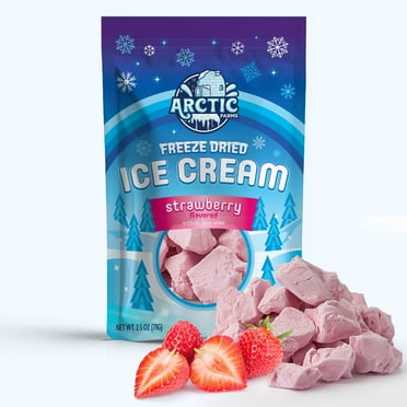 Freeze Dried Ice Cream That Does Not Melt (Bits) (Strawberry) (2.5oz)
