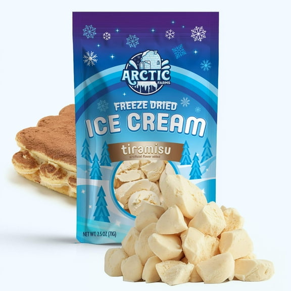 Freeze Dried Ice Cream That Does Not Melt (Bits) (Tiramisu) (2.5oz)