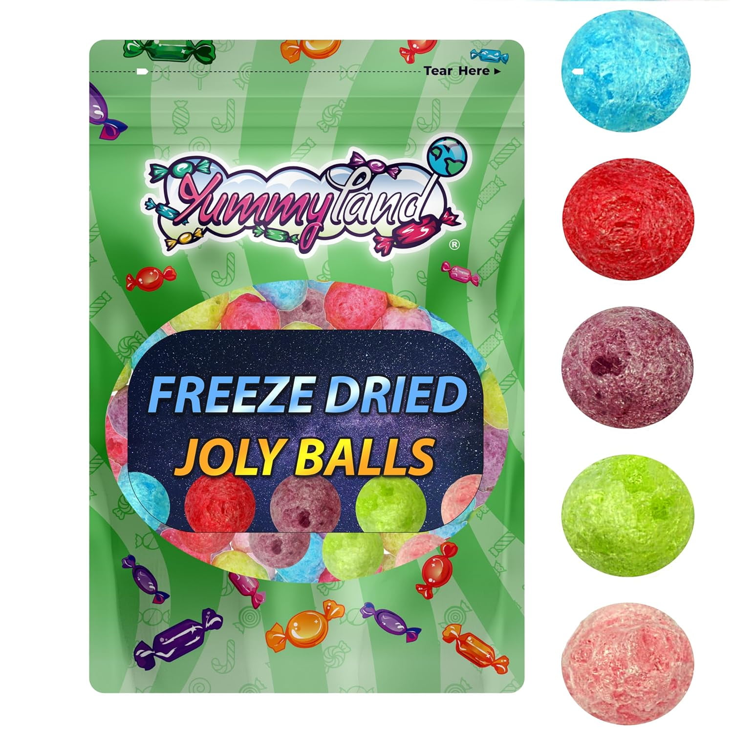 Freeze Dried Jolly Rancher Candy 2.5 OZ Premium Crunchy Freeze
