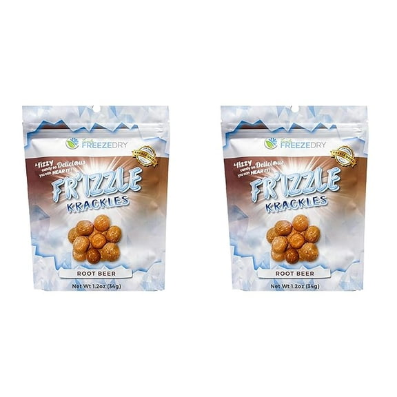 Freeze Dried Krackles Root Beer Flavored (2 Pack)