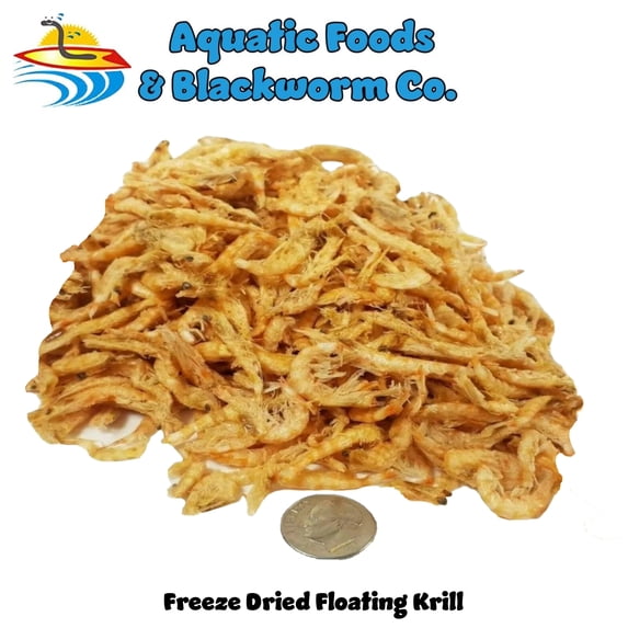 Freeze Dried Krill - Cichlids, Turtles, Oscars, Koi, & Piranhas...5-lb