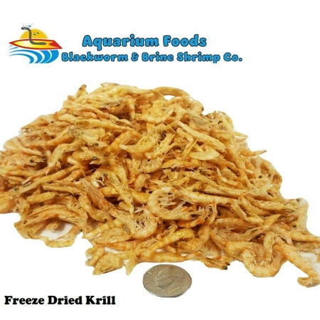 Freeze Dried Krill- Tropical Fish, Marine Fish, Koi Fish, Turtles...8oz