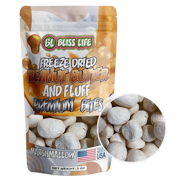 Freeze Dried Marshmallow Candy, ASMR Crunchy Candy, Sweet Kids Snacks, Unique Novelty Snack for Kids 2oz