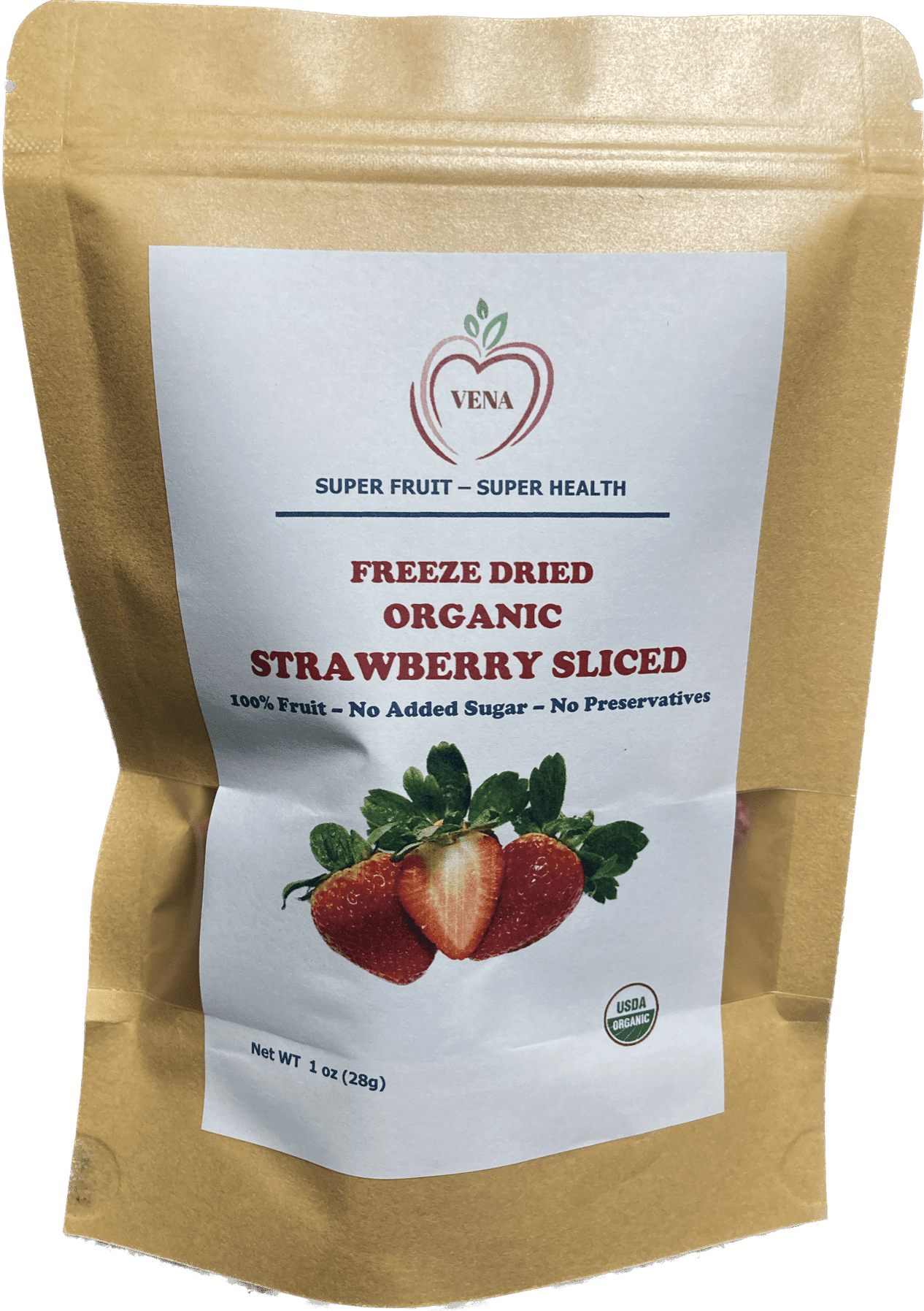 Freeze Dried Organic Strawberry