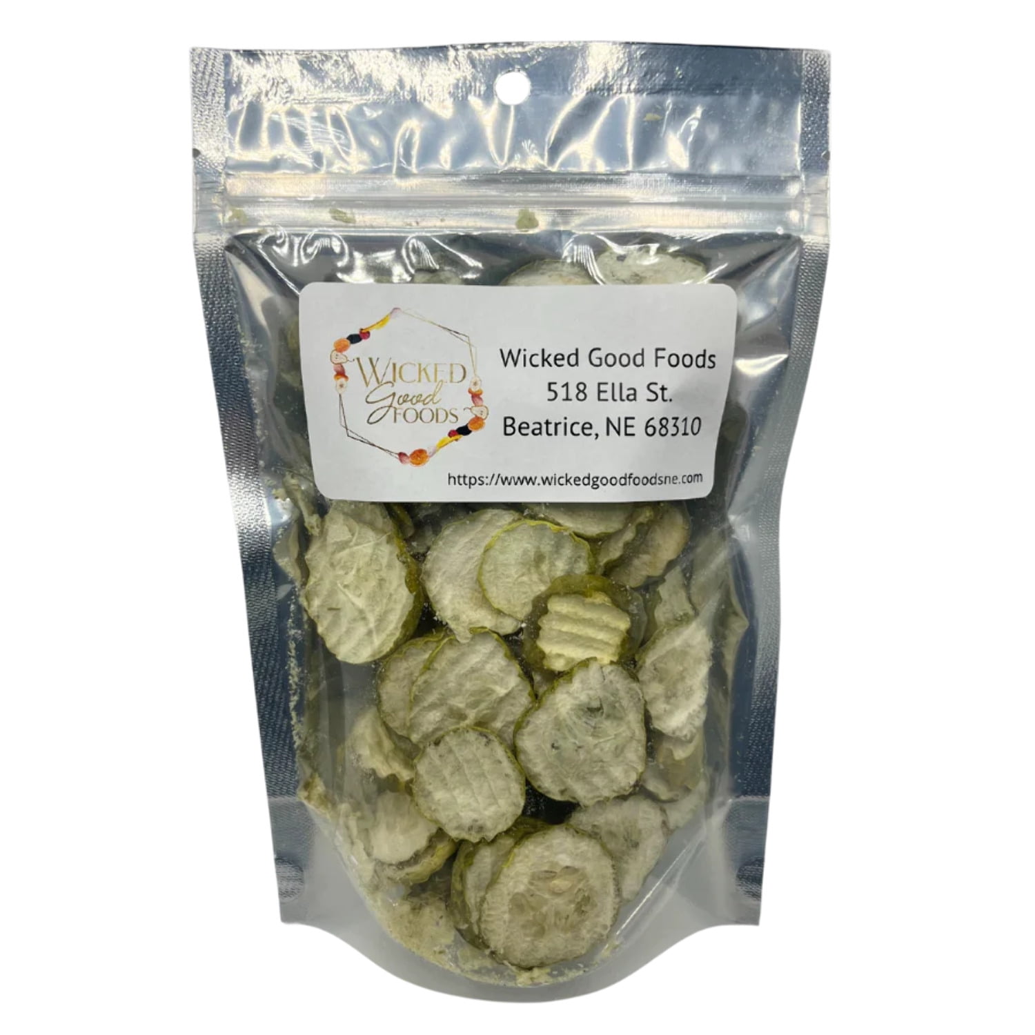 Freeze Dried Pickles .35 oz Pickle Chips Classic Dill Flavor No