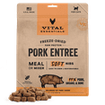 thumbnail image 1 of Vital Essentials Freeze Dried Cat Food, Raw Pork Soft Nibs | Complete Meal or Topper | 99% Pork, Organs & Bone | Limited Ingredient, High Protein, Grain Free Dry Cat Food | 12 oz bag, 1 of 10