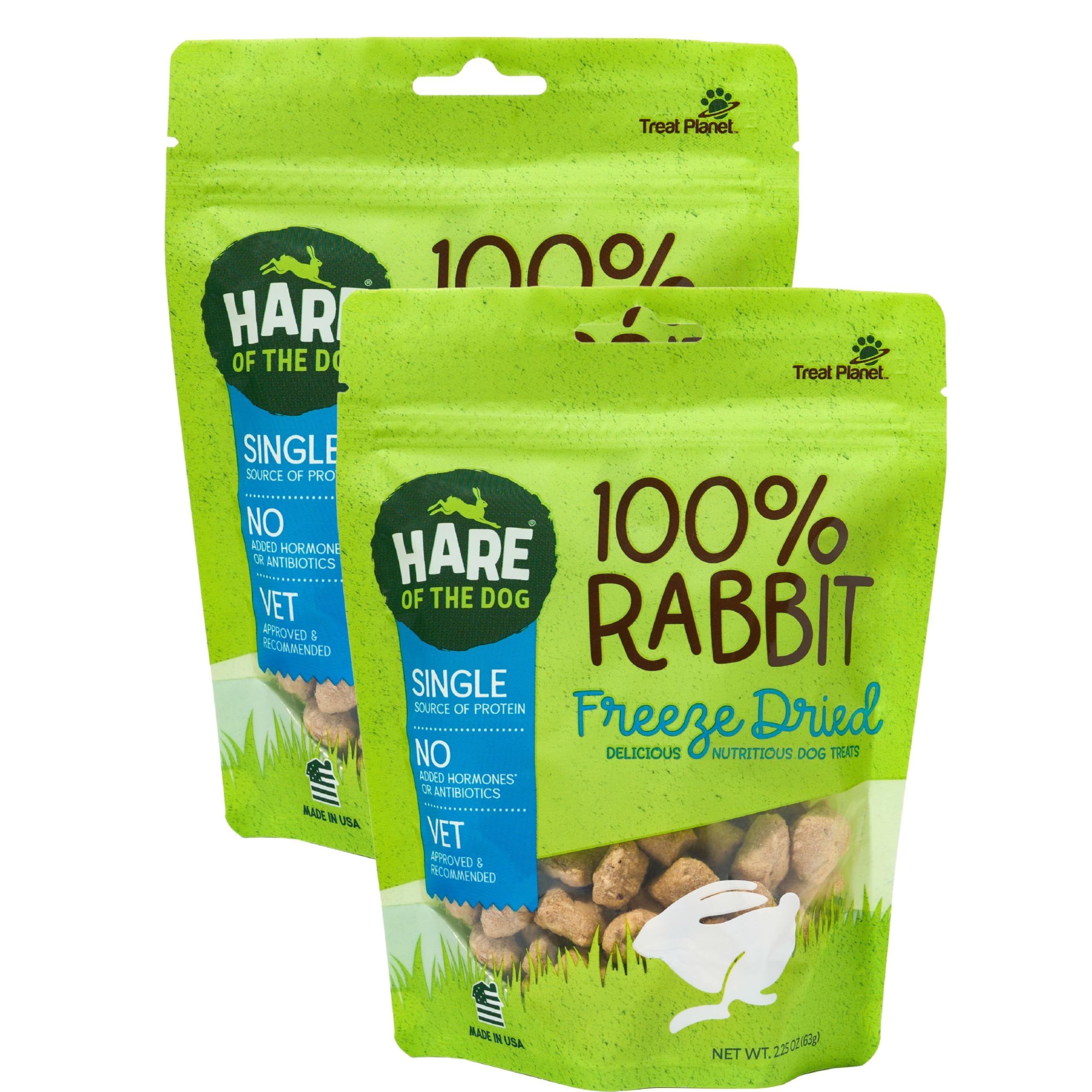 Freeze Dried Rabbit Treats For Dogs - All-Natural, Single-Ingredient ...