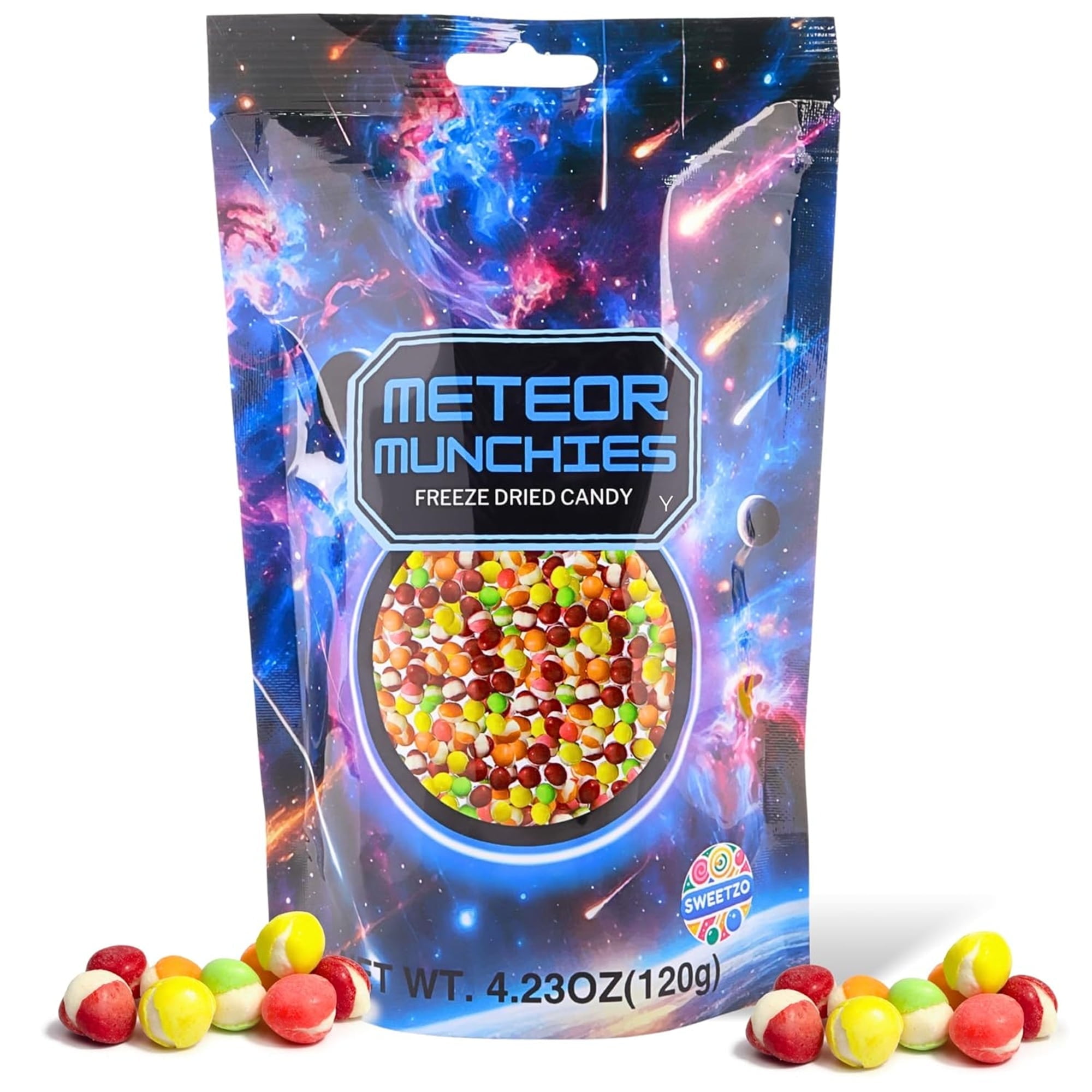 Freeze Dried Rainbow Crunch, Dehydrated Candy, 4.23 Ounce Bag