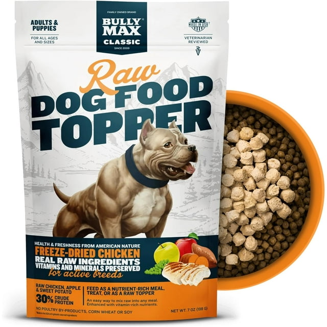 FreezeDried Raw Dog Food Toppers for Puppies & Adult Dogs Chicken