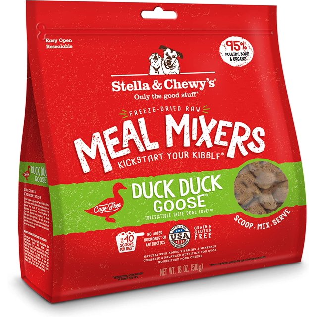 Freeze Dried Raw Duck Duck Goose Meal Mixer Dog Food Topper for Small