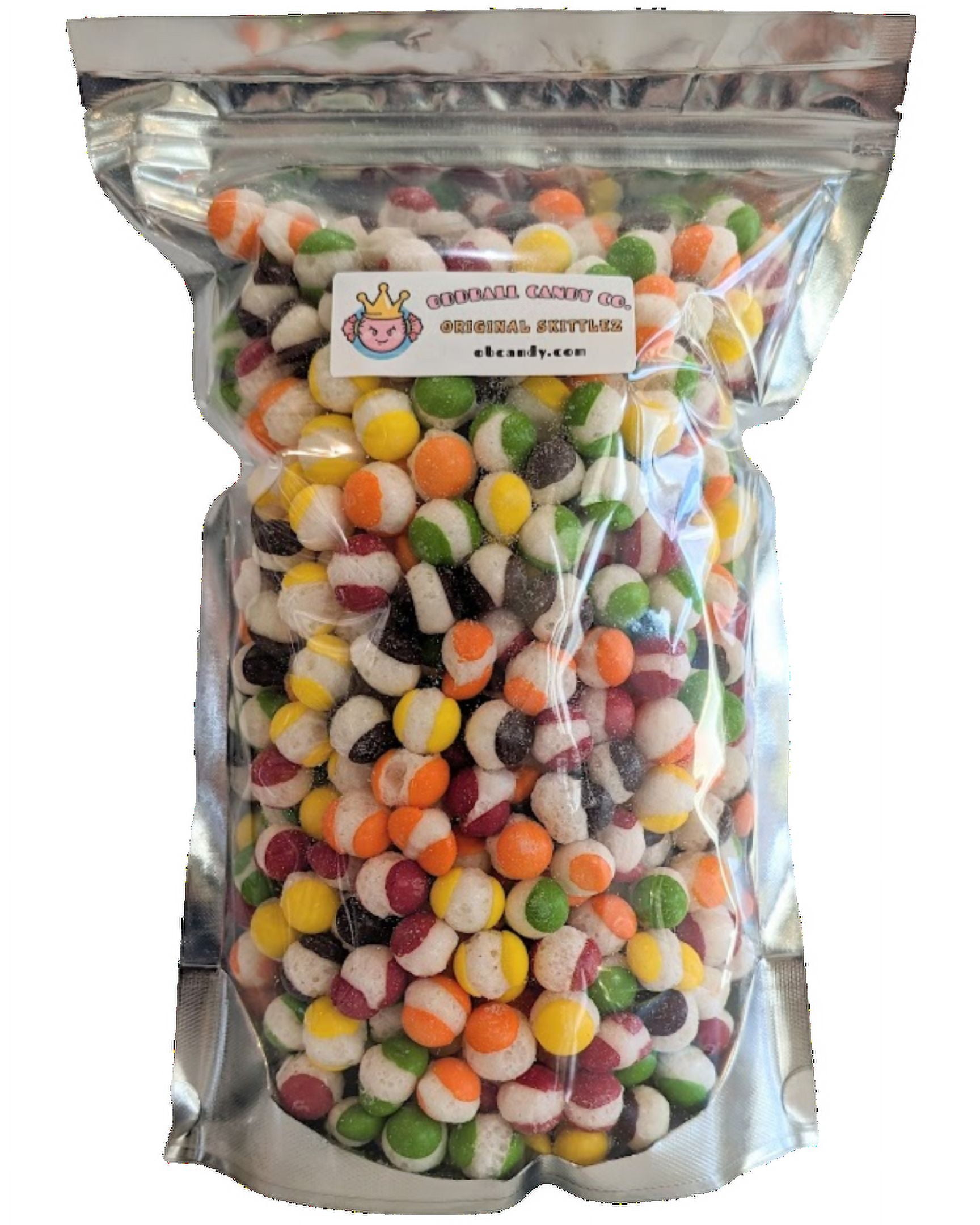 Freeze-Dried Skittles - 24oz (1.5 lbs) Bulk Bag - Made to Order - Oddball Candy Co. - Premium Freeze Dried Candy