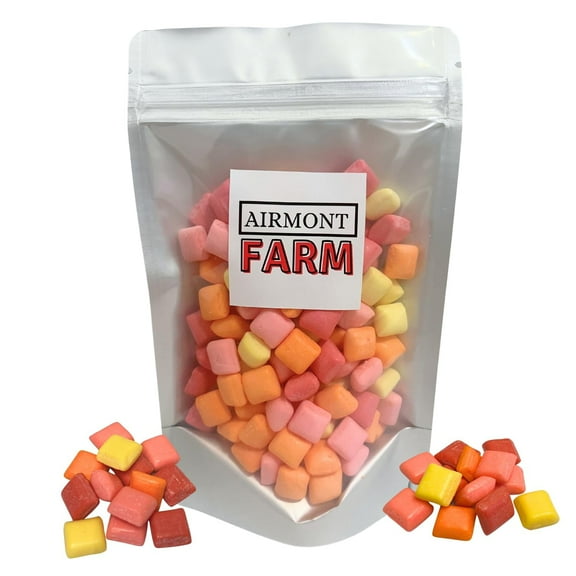 Freeze-Dried Mini Fruit Burst 6oz Fruit Burst Candy - Original (Strawberry, Lemon, Orange, Cherry Flavors), Deliciously Hard Crunchy, Intense Flavor, Lightweight Snack - Resealable Bag
