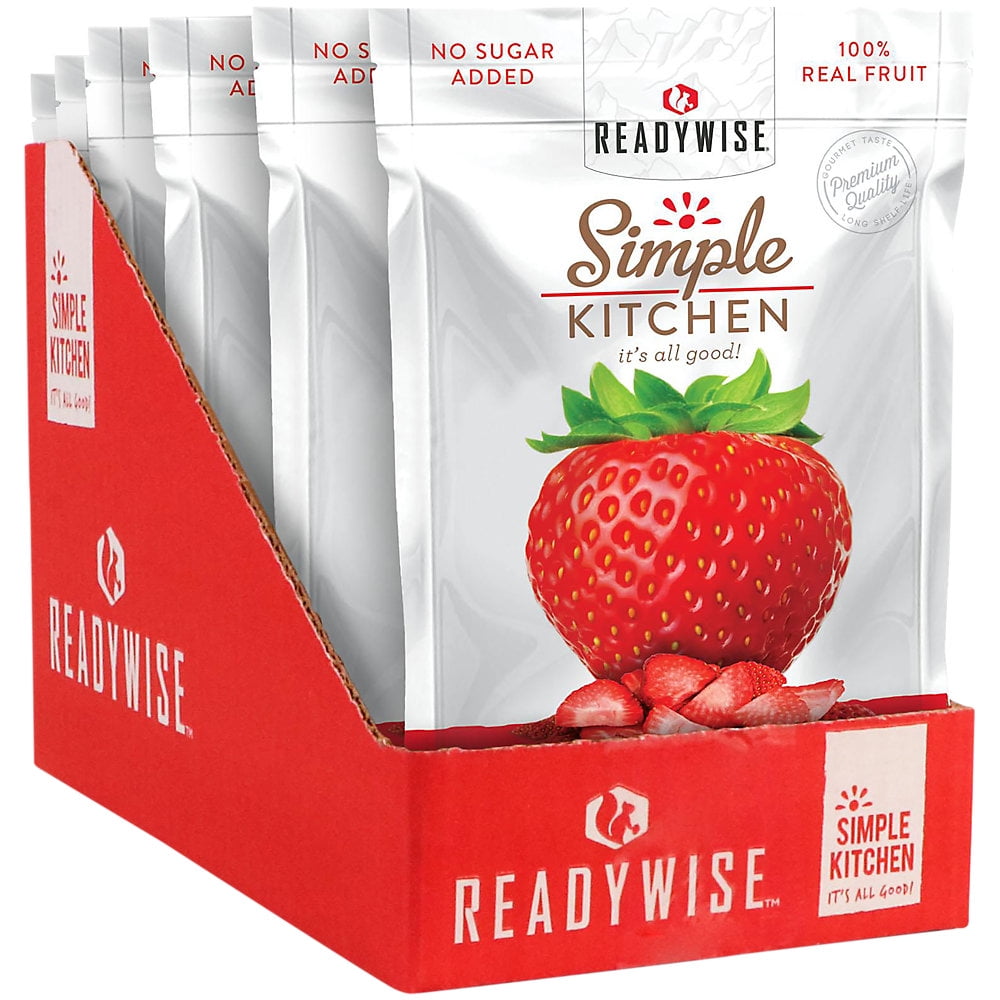 FreezeDried Strawberries 100 Real Fruit No Sugar Added (6 Single