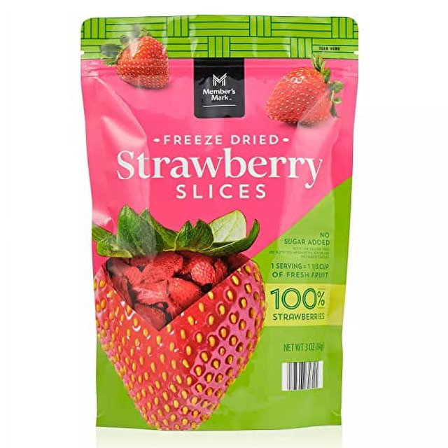 Freeze Dried Strawberry Slices (3 Ounce)