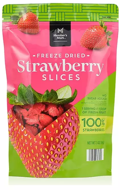 Freeze Dried Strawberry Slices 3 oz
