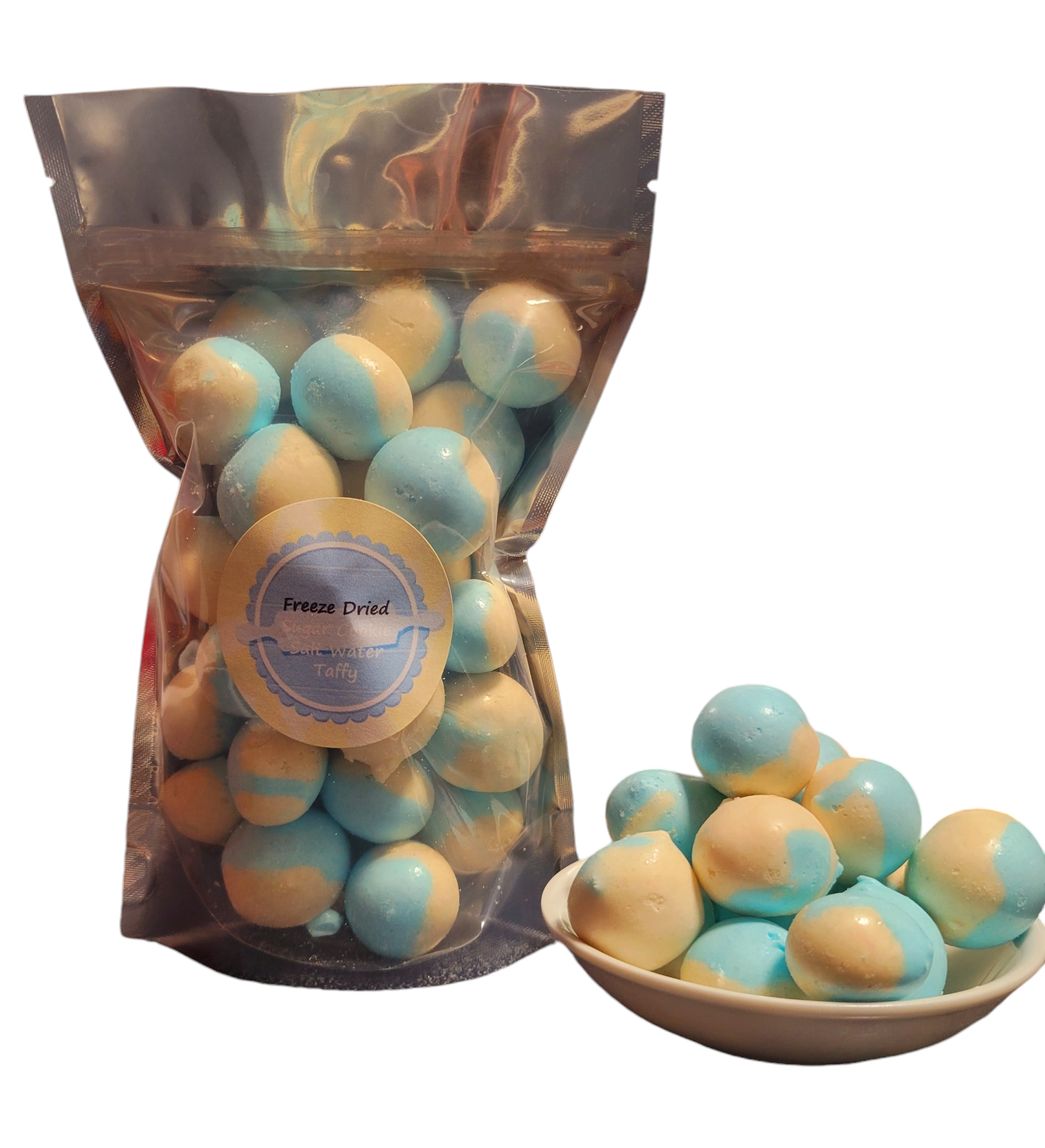 Freeze Dried Sugar Cookie Salt Water Taffy, Freeze Dried Candy