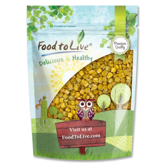 Freeze-Dried Super Sweet Corn, 2 Ounces Raw, Vegan, Kosher by Food to Live