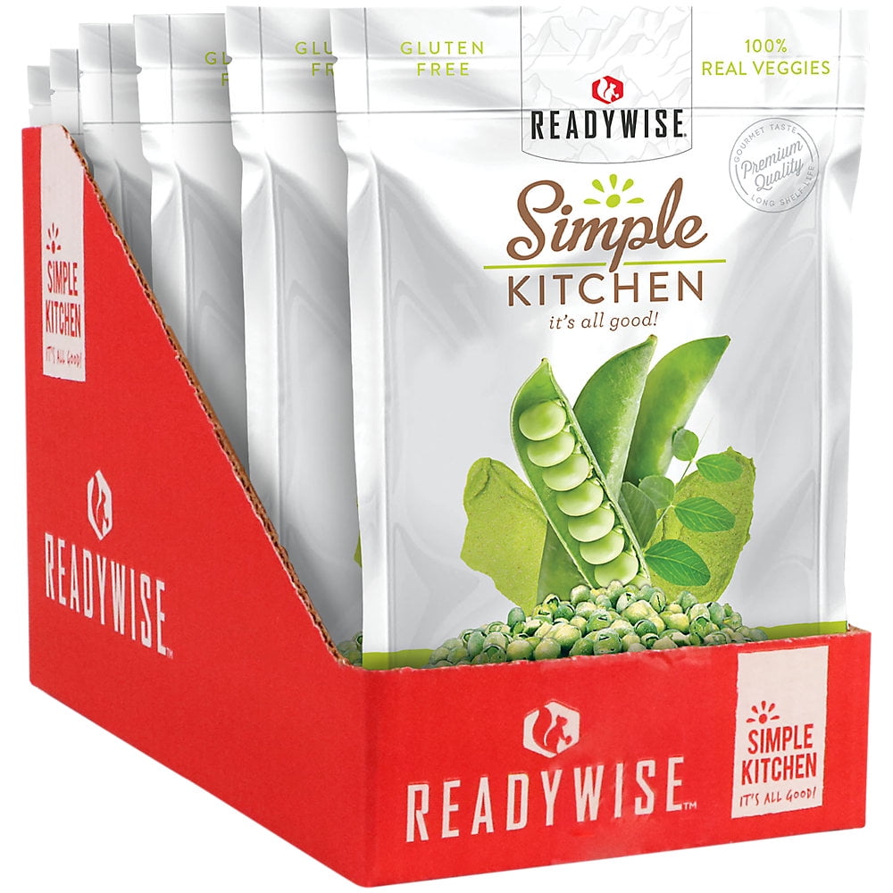 FreezeDried Wasabi Peas Gluten Free (6 Single Serving Packets