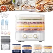 Freeze Dryers Small Home Use, Commercial Food Dehydrator Machine, 2025 New Multi-layer Digital Adjustable Timer & Temperature Control Dried Machines for Fruits, Meat, Vegetables, Pet SnacksA-5tray