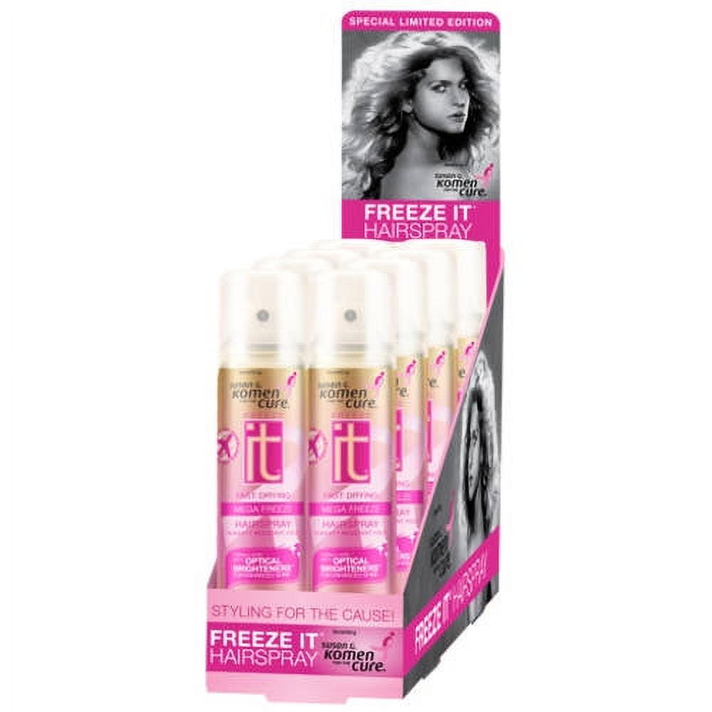 Freeze It Mega Freeze Travel Size Hair Spray, 2.25 oz