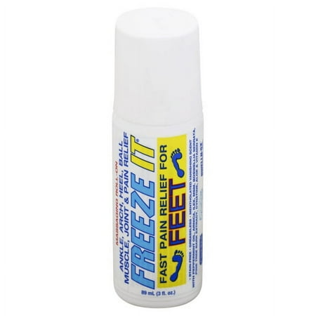 Freeze It Pain Relief For Feet Roll-On 3 oz