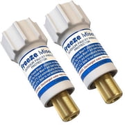 Freeze Miser 2 Pack - Outdoor Faucet Freeze Protection | Durable Replacement for Faucet Covers for Winter - Freeze Proof Outdoor Faucet Protector - Low Maintenance & Easy to Instal