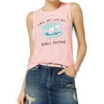 thumbnail image 1 of Freeze CMI Inc. Womens Call Me Embellished T-Shirt, Pink, Juniors, Small, 1 of 2
