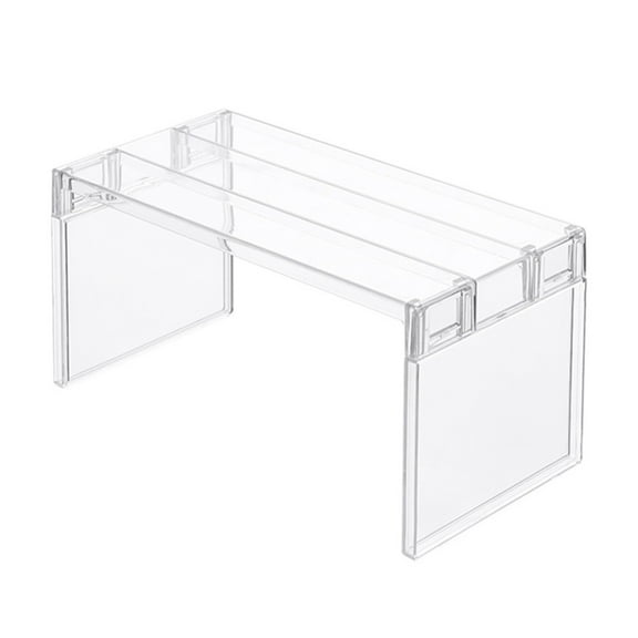 Freezer Cabinet Storage Shelf Rack, Kitchen Organizer Space Saver for Fridge Pantry Shelves Countertops