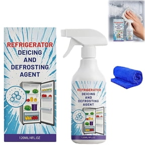 Freezer Defroster Spray Fast Defrosting Agent for Fridge & Freezer High-Efficiency Ice Removal, Easy to Use, Suitable for Freezers, Refrigerators & Glass Surfaces