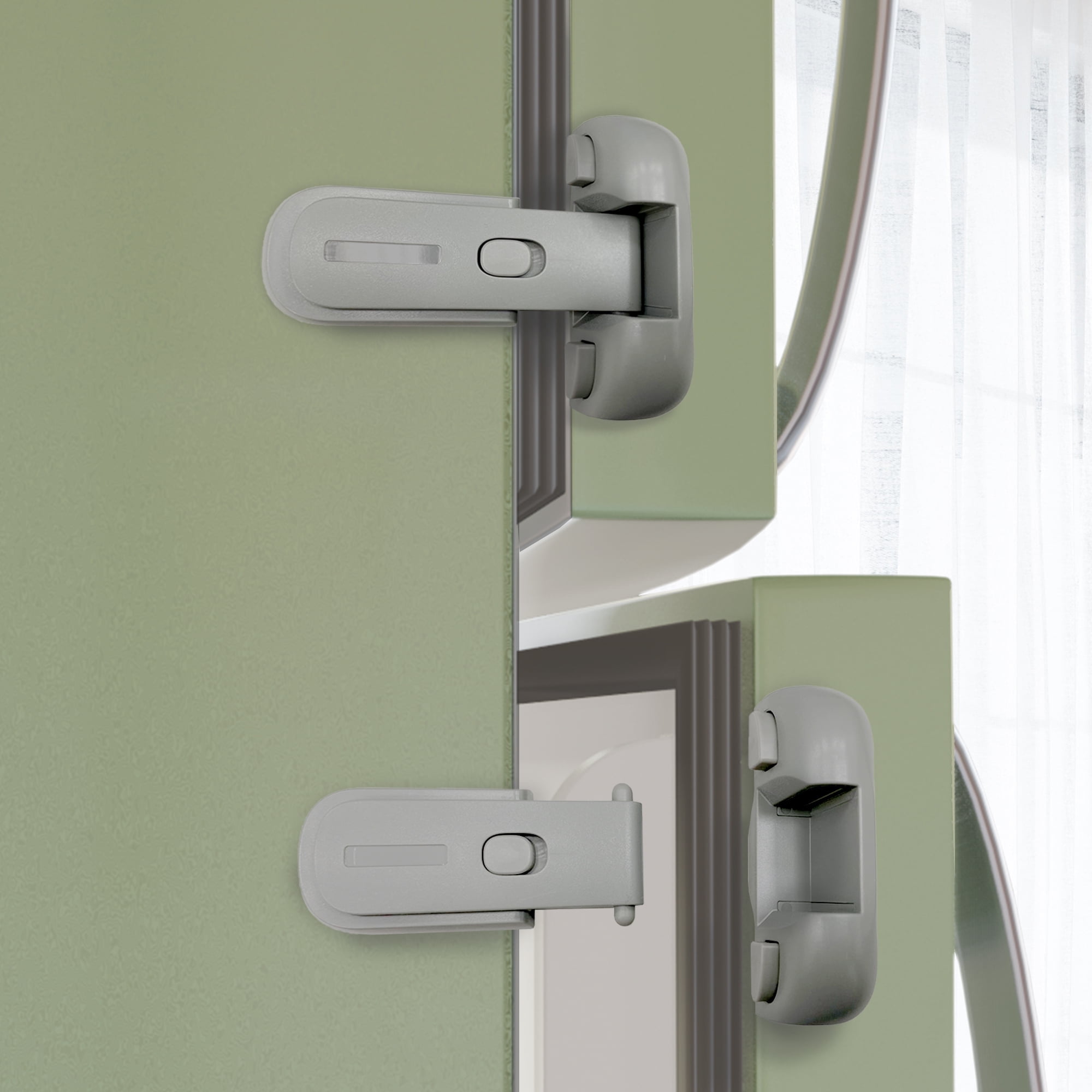 Baby Safety Lock Refrigerator Lock Child Anti-clamping Cabinet Door Lock Door Stopper Freezer