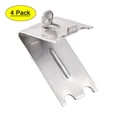 thumbnail image 1 of Freezer Shelf Clips Shelf Support Bracket Square Buckles Clips Stainless Steel 1mm Thick 4pcs, 1 of 7