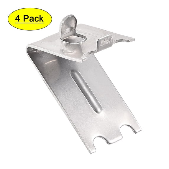 Freezer Shelf Clips Shelf Support Bracket Square Buckles Clips Stainless Steel 1mm Thick 4pcs
