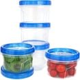 thumbnail image 1 of Freezer Storage Containers 16 oz - 6 Pack Soup Freezer Containers with Airtight Twist Top Lids - Plastic Soup Container with Lids for Lunch, Leftovers, Food Prep Containers with Leak-proof BPA Free, 1 of 7