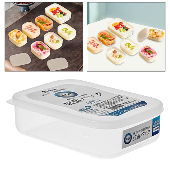Freezer Storage Containers Bowl Oatmeal Container for Food Lettuce Vegetable 600ml