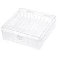 thumbnail image 1 of Freezer Tube Box 100 Places Polypropylene Plastic Lockable Holder Rack, for 1.5/1.8/2ml Microcentrifuge Tubes, White, 1 of 5