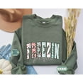 thumbnail image 1 of Freezin Season Sweatshirt, Winter Hoodie, Cozy Season Shirt, Freezing Season Sweatshirt, Winter Gift, Shirt Tshirt All Size S-5XL, 1 of 5
