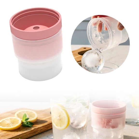 for Freezing Broth and Gelatinous  Food Grade Silicone Tray for Easy Release Dishwasher Safe Flexible Kitchen Organizer for Freezer and Reusable Ice Cubes, 1.972.17 inch, Pink